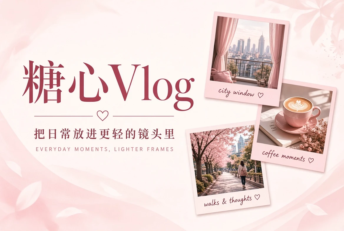 糖心Vlog 日常影像与城市片段封面
